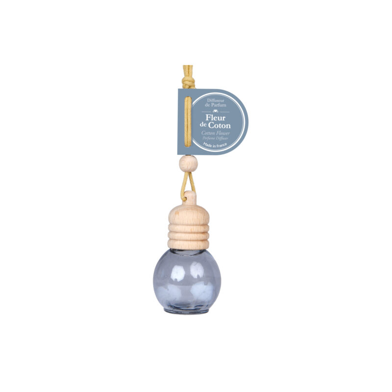 DIFFUSEUR DE PARFUM À SUSPENDRE FLEUR DE COTON – 10 ML