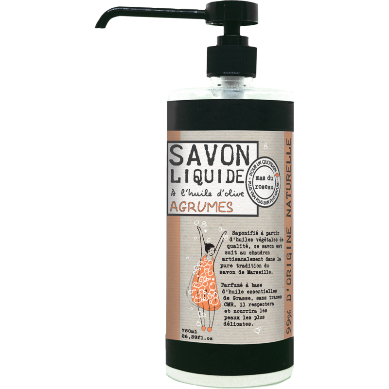 SAVON LIQUIDE 750 ML - AGRUMES