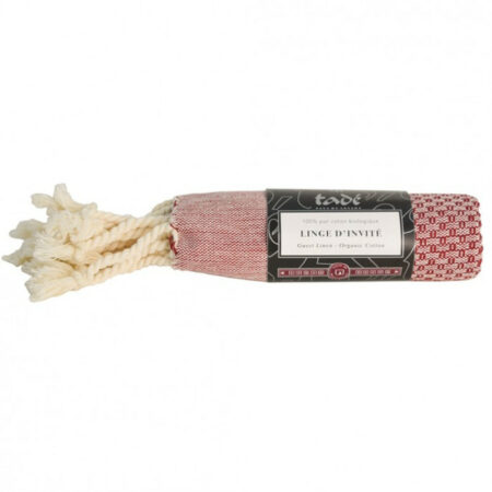 LINGE D'INVITÉ ROSE - ORGANIC CERTIFIED