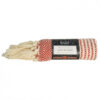 LINGE D'INVITÉ ROUGE - ORGANIC CERTIFIED