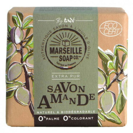 SAVON DE MARSEILLE AMANDE CERTIFIÉ COSMOS NAT - 100 GR