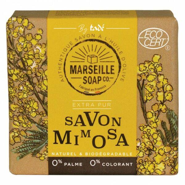 SAVON DE MARSEILLE MIMOSA CERTIFIÉ COSMOS NAT - 100 GR