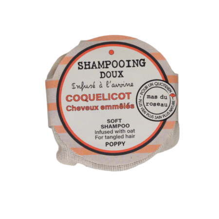 SHAMPOING SOLIDE DOUX COQUELICOT - 60 GR