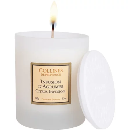 BOUGIE PARFUMÉE INFUSION D'AGRUMES - 180 GR