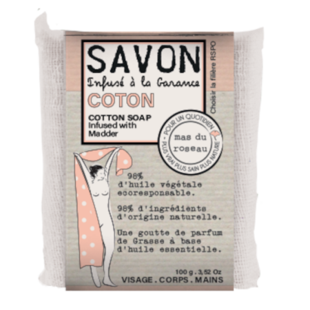 SAVONNETTE PARFUMEE COLOREE 100 GR - COTON