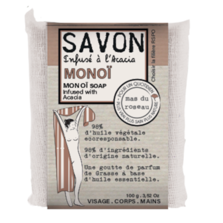 SAVONNETTE PARFUMEE COLOREE 100 GR - MONOI