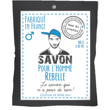 SAVON POUR L’HOMME REBELLE - 80 GR