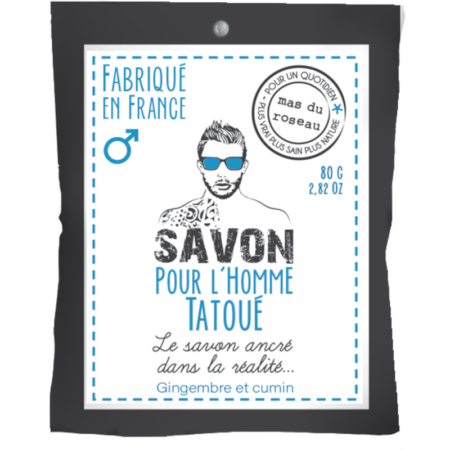 SAVON POUR L’HOMME TATOUÉ -  80 GR