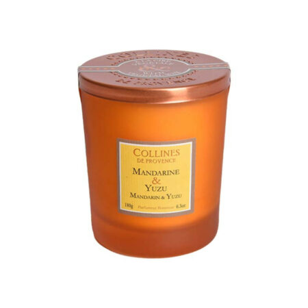 BOUGIE PARFUMÉE MANDARINE ET YUZU - 180 GR