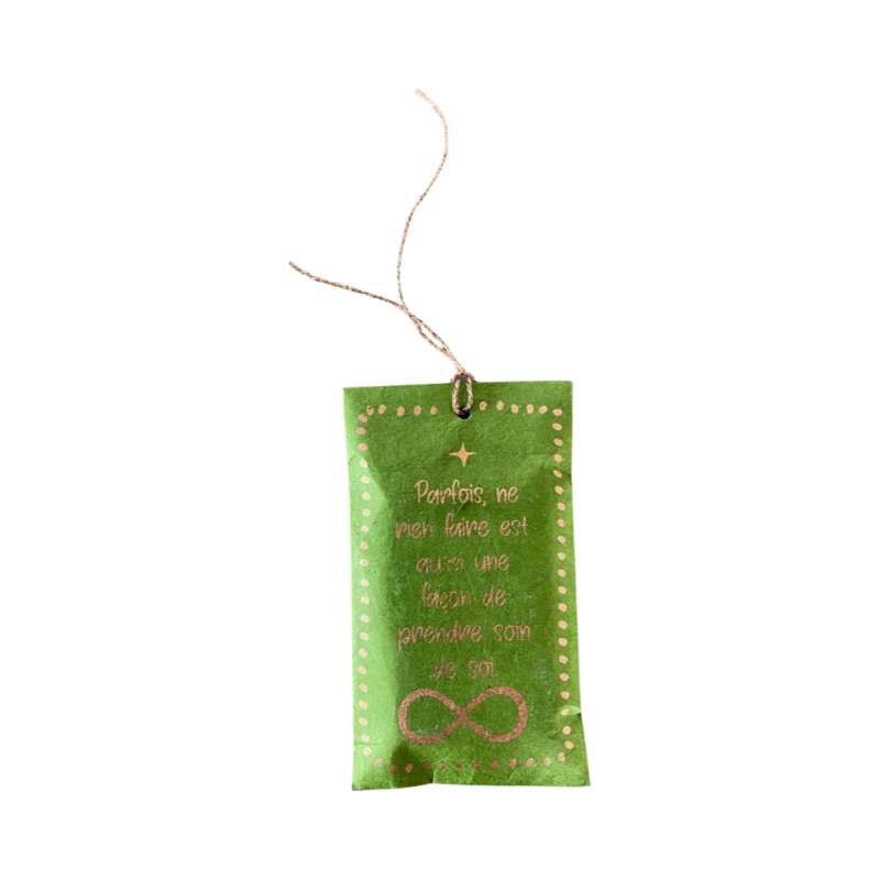 SAVONNETTES PENSEES POSITIVES - VERTE