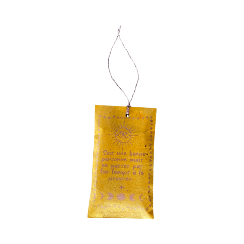 SAVONNETTES PENSEES POSITIVES - JAUNE