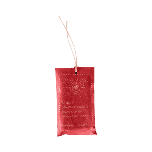 SAVONNETTES PENSEES POSITIVES - ROUGE