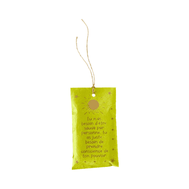 SAVONNETTES PENSEES POSITIVES - PISTACHE