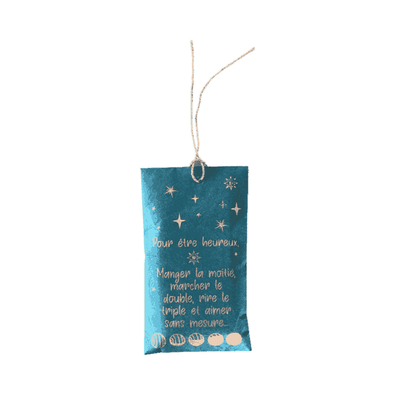 SAVONNETTES PENSEES POSITIVES - BLEU
