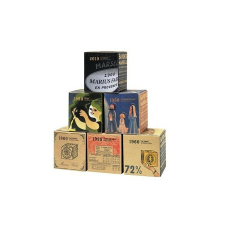 SAVON DE MARSEILLE A L'HUILE D'OLIVE EN ETUI PACK COLLECTION - 200 GR