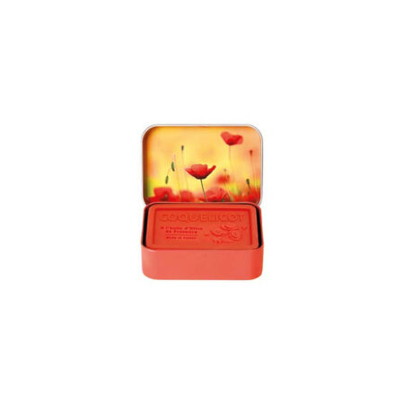 BOITE SAVON RECTANGULAIRE COQUELICOT - 70 GR