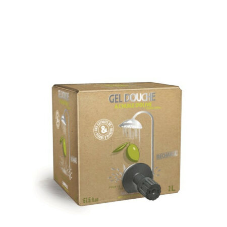 BAG IN BOX GEL DOUCHE À L'HUILE D'OLIVE - RECHARGE 2 L