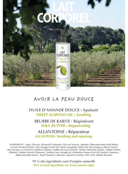 LAIT CORPOREL À L'HUILE D'OLIVE - 200 ML – Image 2