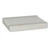 PORTE SAVON RECTANGLE MARBRE BLANC