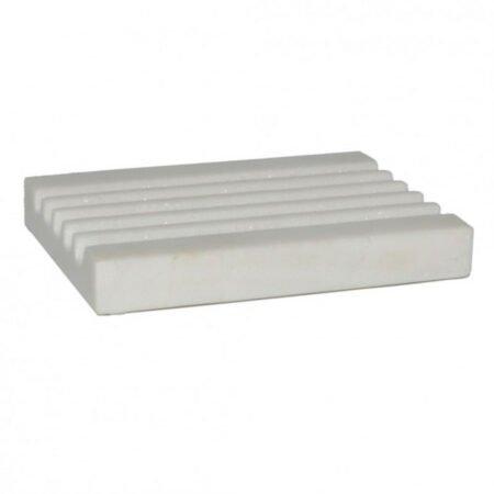 PORTE SAVON RECTANGLE MARBRE BLANC