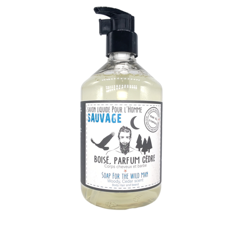 SAVON LIQUIDE, L'HOMME SAUVAGE - 500 ML