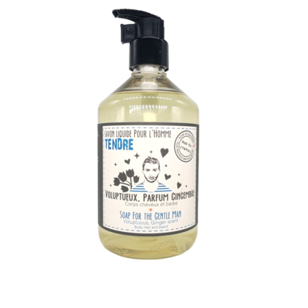 SAVON LIQUIDE, L'HOMME TENDRE - 500 ML