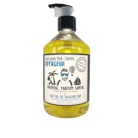 SAVON LIQUIDE, L'HOMME VOYAGEUR - 500 ML