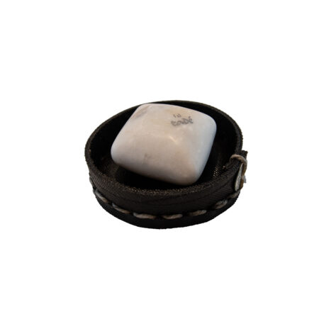 GALET DE MASSAGE MARBRE BLANC LOSANGE