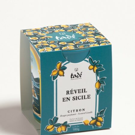 BOUGIE PARFUMÉE CITRON · Réveil en Sicile - 180gr