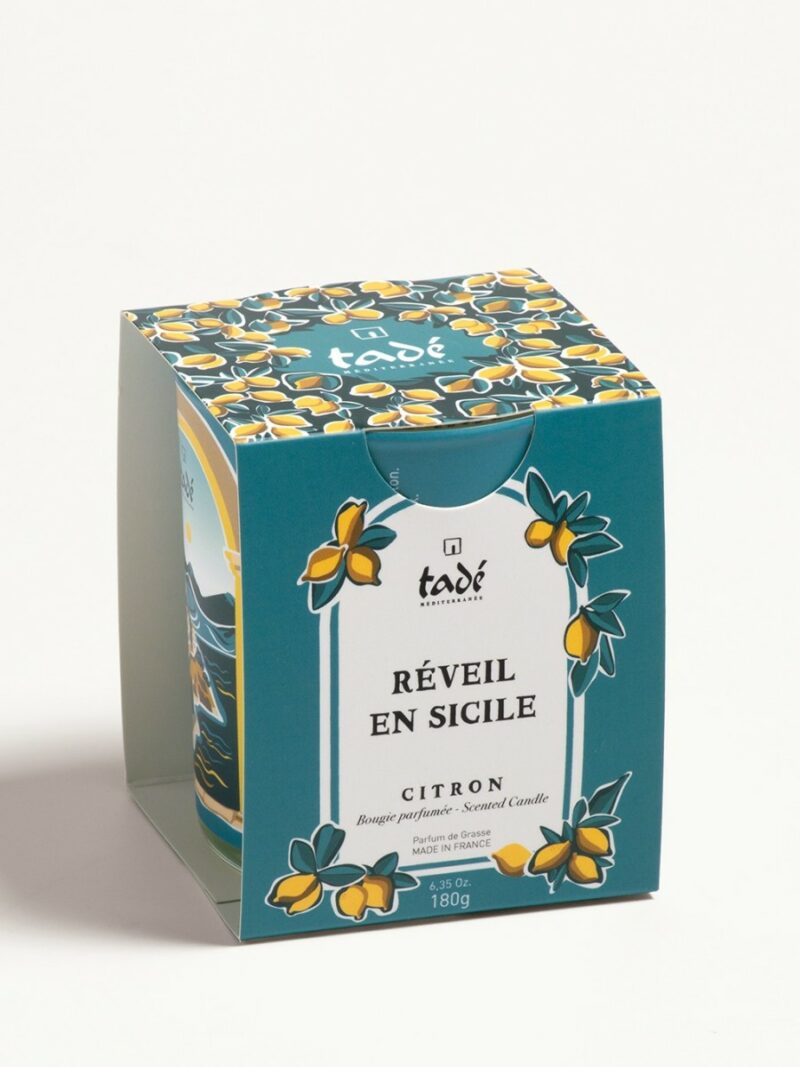BOUGIE PARFUMÉE CITRON · Réveil en Sicile - 180gr