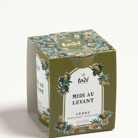 BOUGIE PARFUMÉE CÈDRE · Midi au Levant - 180gr