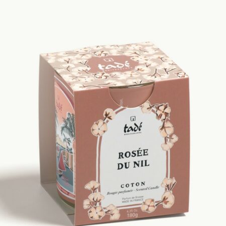 BOUGIE PARFUMÉE COTON · Rosée du Nil - 180gr