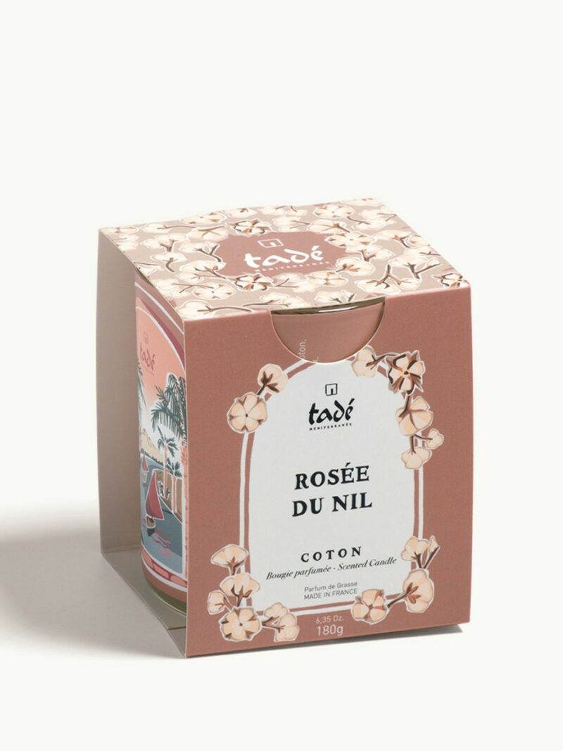 BOUGIE PARFUMÉE COTON · Rosée du Nil - 180gr