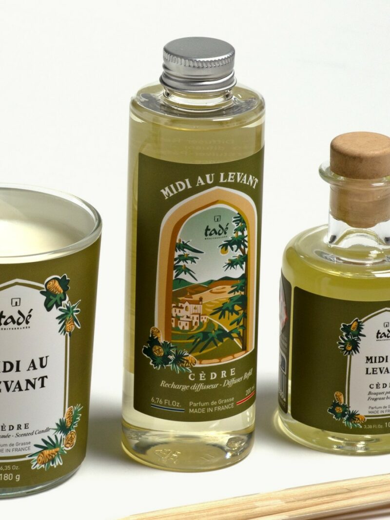 RECHARGE DIFFUSEUR PARFUM CÈDRE · Midi au Levant - 200ml – Image 2