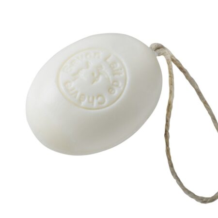 SAVON OVALE SUR CORDE AU LAIT DE CHEVRE 200G
