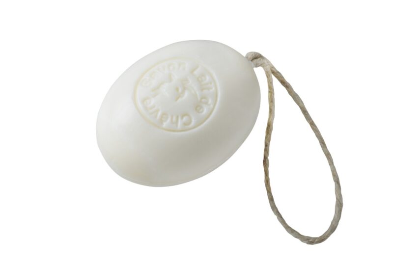 SAVON OVALE SUR CORDE AU LAIT DE CHEVRE 200G