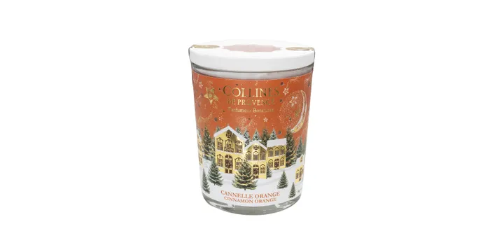 BOUGIE PARFUMEE CANNELLE ORANGE 180GR
