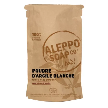 POUDRE D'ARGILE BLANCHE · Aleppo Soap Co