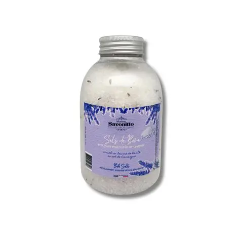 SEL DE BAIN RELAXANT LAVANDE DE PROVENCE ET BEURRE DE KARITE