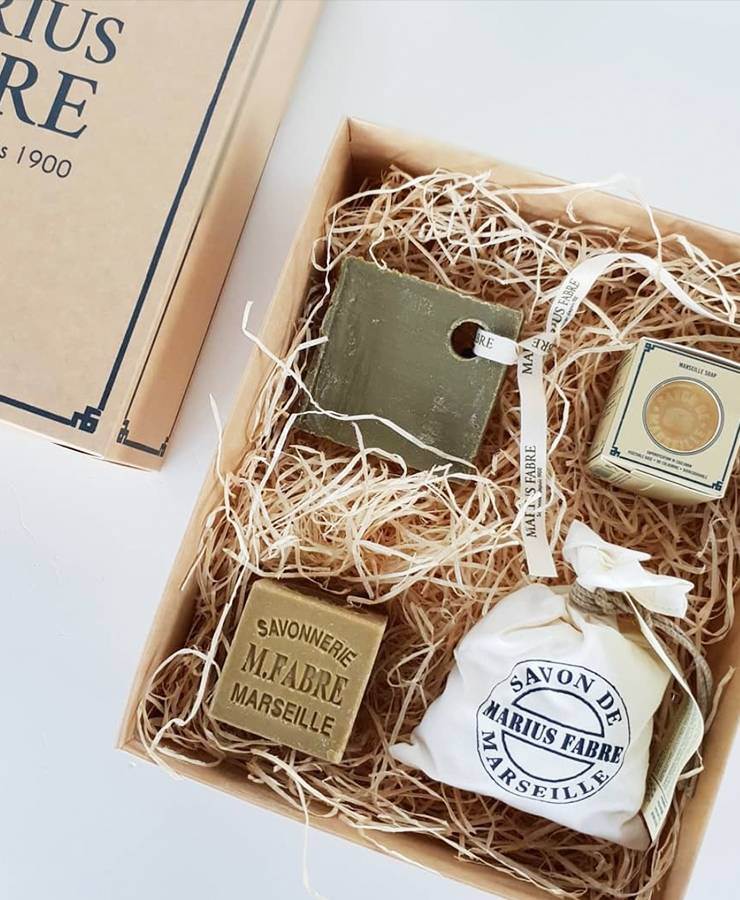 COFFRET CADEAU "DECOUVERTE DU SAVON DE MARSEILLE"
