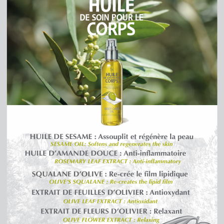 Alternative view of L'HUILE DE SOIN POUR LE CORPS A L'HUILE D'OLIVE 150ml