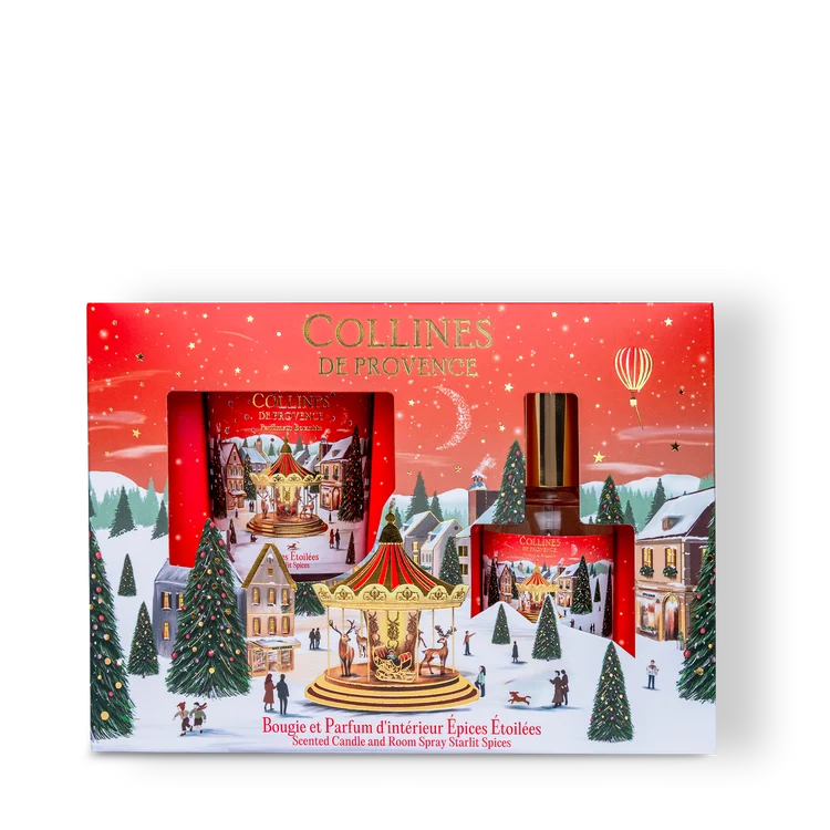 COFFRET EPICES ETOILEES BOUGIE 75GR & PARFUM 50ML