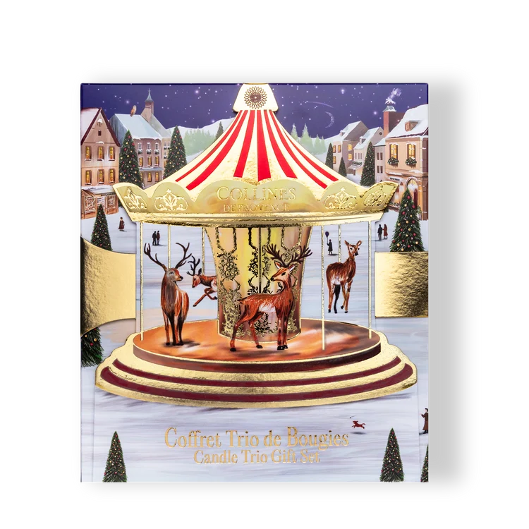 COFFRET DE NOËL 3 BOUGIES